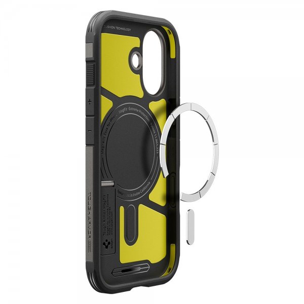 Spigen iPhone 17 Cover Tough Armor T MagFit Gunmetal