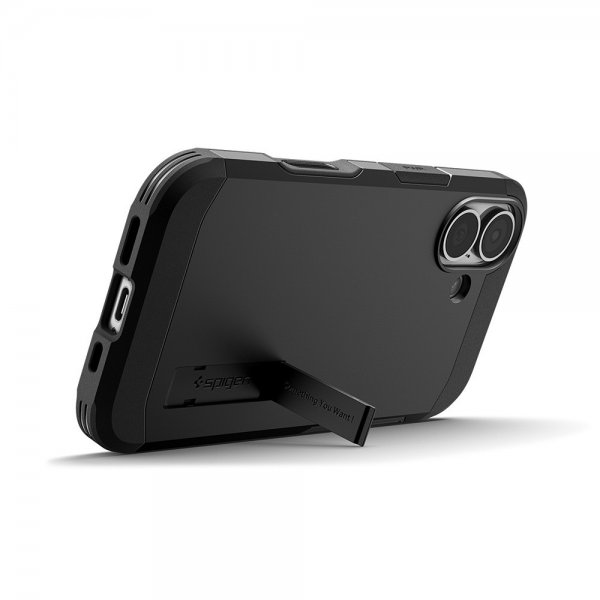 Spigen iPhone 17 Cover Tough Armor T MagFit Sort