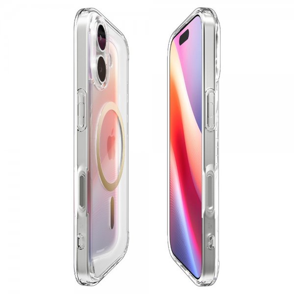 Spigen iPhone 17 Cover Ultra Hybrid MagFit Clear Guld