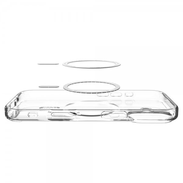 Spigen iPhone 17 Cover Ultra Hybrid MagFit Clear Guld