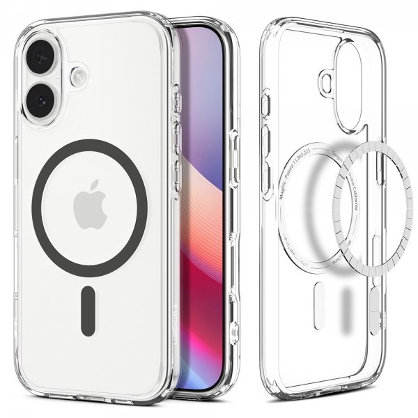 Spigen iPhone 17 Cover Ultra Hybrid MagFit Clear Graphite