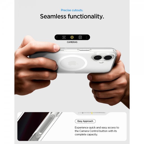 Spigen iPhone 17 Cover Ultra Hybrid MagFit Clear White