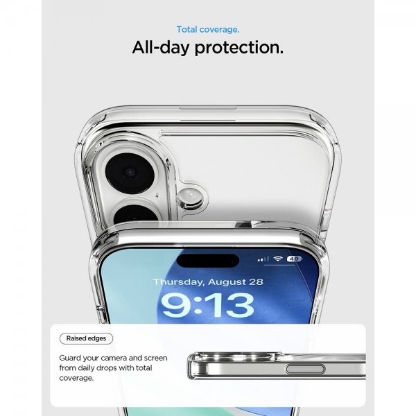 Spigen iPhone 17 Cover Ultra Hybrid S MagFit Clear White