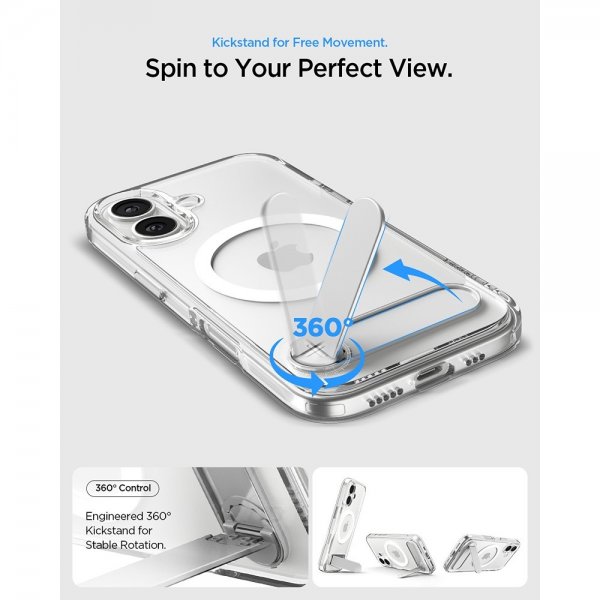 Spigen iPhone 17 Cover Ultra Hybrid S MagFit Clear White