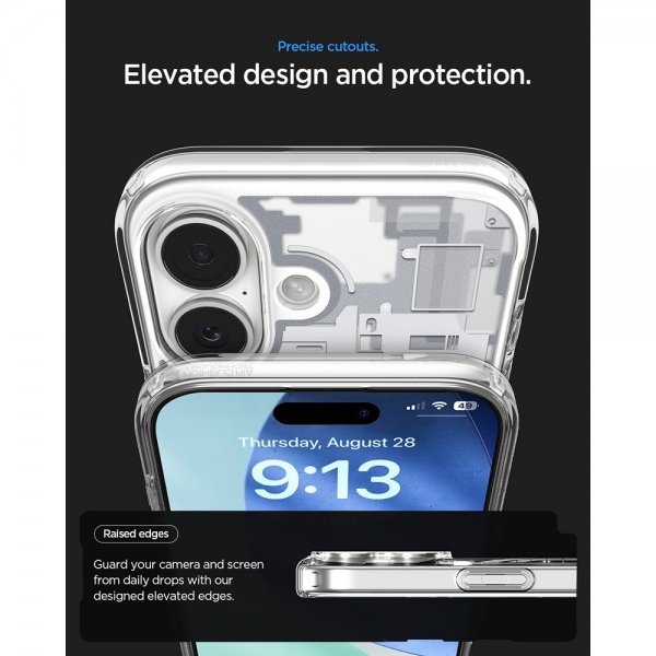 Spigen iPhone 17 Cover Ultra Hybrid Zero One MagFit Hvid