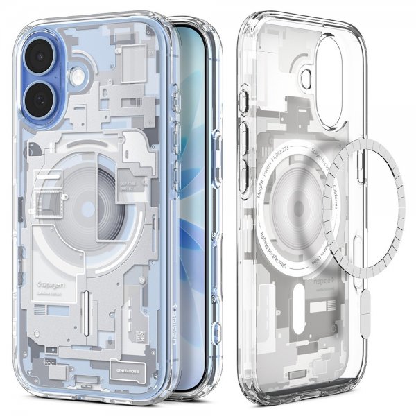 Spigen iPhone 17 Cover Ultra Hybrid Zero One MagFit Hvid