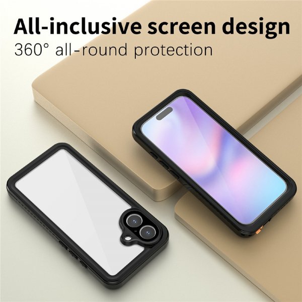 Redpepper iPhone 17 Cover Vandafvisende IP68 Sort