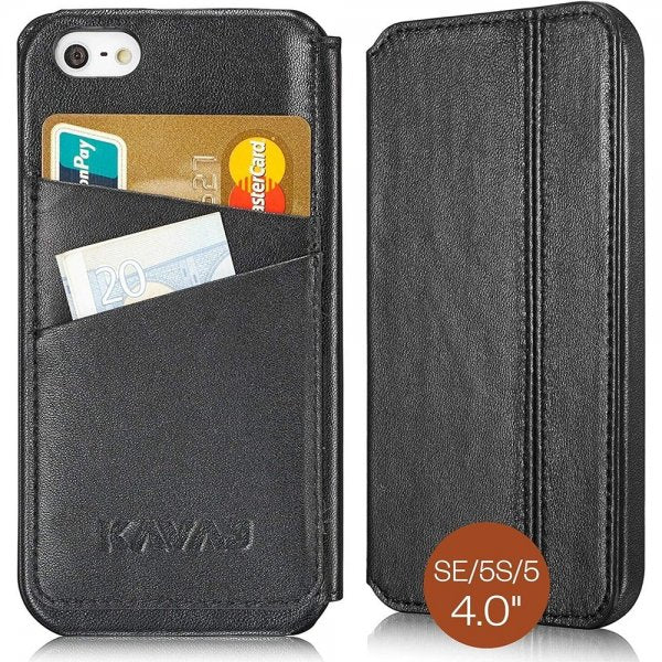KAVAJ iPhone 5/5S/SE 2016 Etui Dallas Sort