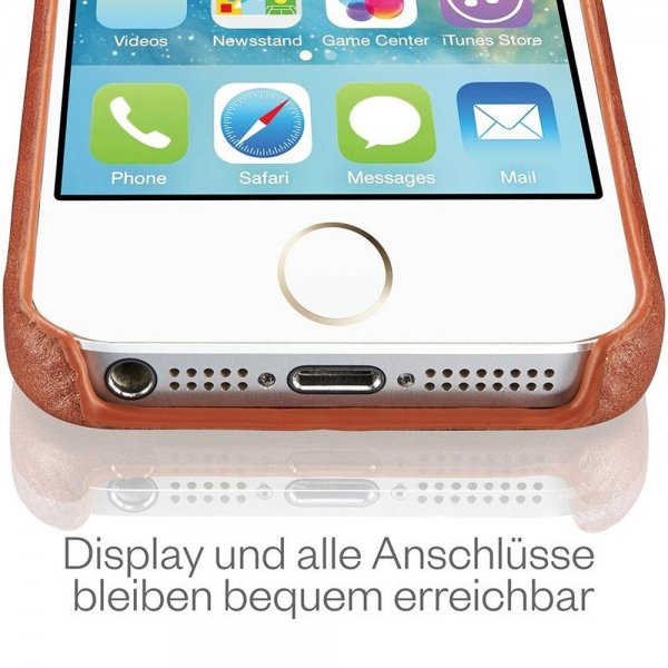 KAVAJ iPhone 5/5S/SE 2016 Cover Tokyo Brun