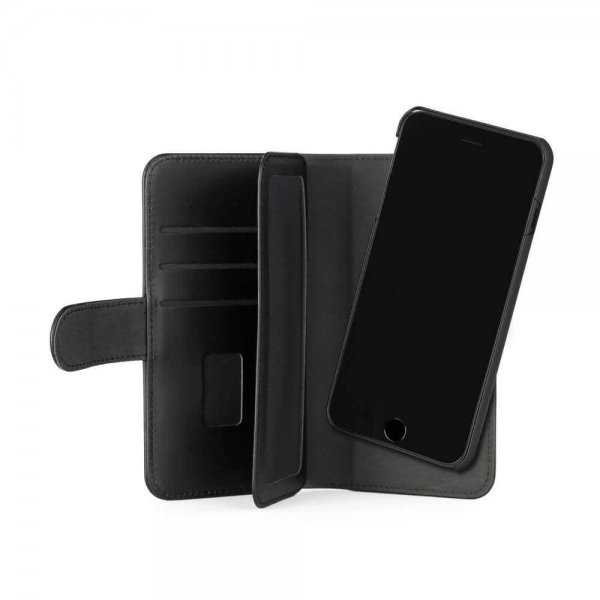 Gear iPhone 6/6S/7/8/SE Cover 7 Kortlommer Aftageligt Cover Sort