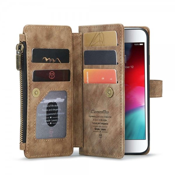 CaseMe iPhone 6/6S/7/8/SE Cover C30 Series Brun
