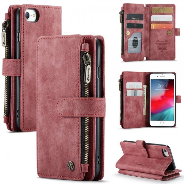 CaseMe iPhone 6/6S/7/8/SE Cover C30 Series Rød