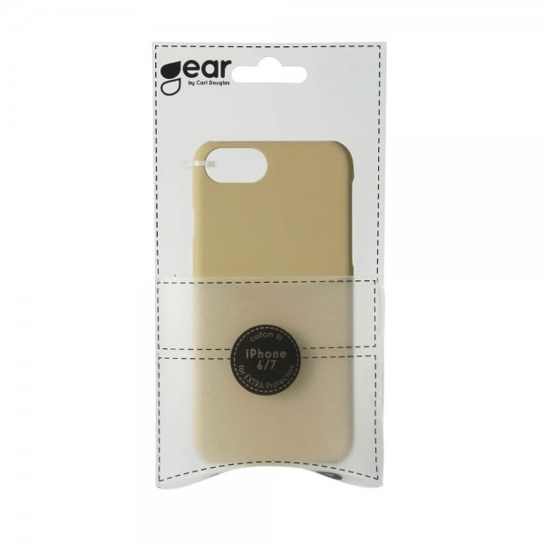 Gear iPhone 6/6S/7/8/SE Cover Hård Plast Beige