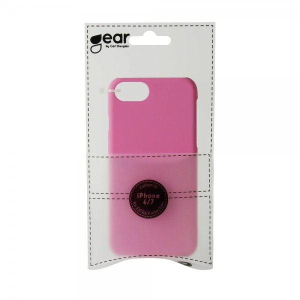 Gear iPhone 6/6S/7/8/SE Cover Hård Plast Rosa