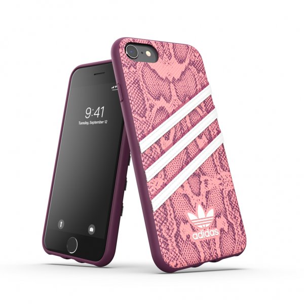 Adidas iPhone 6/6S/7/8/SE Cover Støbt Etui PU Power Pink