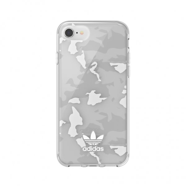 Adidas iPhone 6/6S/7/8/SE Cover Snap Case Camo Clear AOP