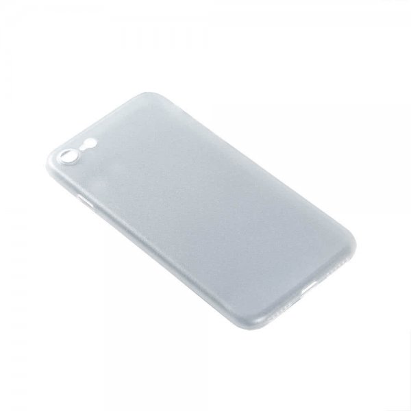 Gear iPhone 6/6S/7/8/SE Cover TPU Semitransparent Hvid
