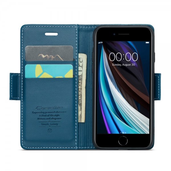 CaseMe iPhone 6/6S/7/8/SE Cover 023 Series Blå