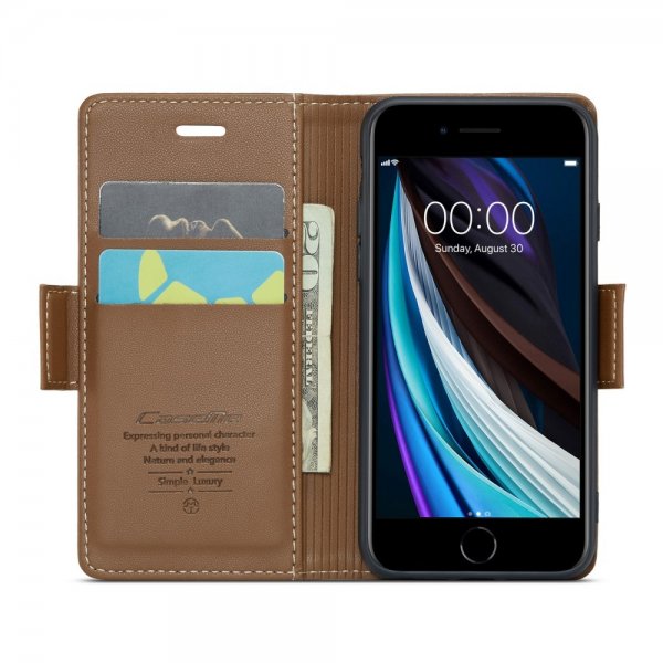 CaseMe iPhone 6/6S/7/8/SE Cover 023 Series Brun