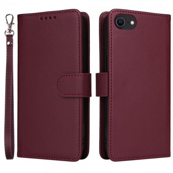 Betopnice iPhone 6/6S/7/8/SE Cover med Aftageligt Cover 005 Rød