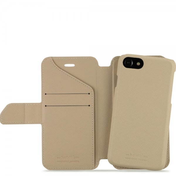 holdit iPhone 6/6S/7/8/SE Cover Stockholm Aftageligt Cover Caramel Beige