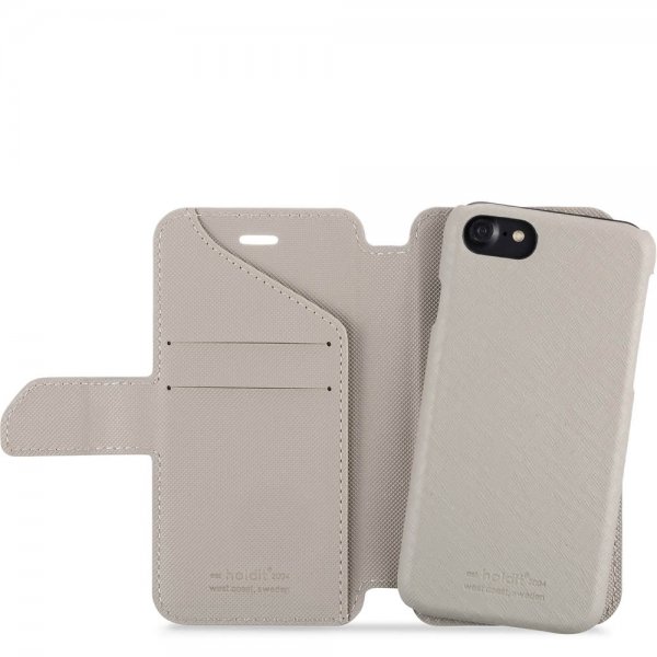 holdit iPhone 6/6S/7/8/SE Cover Stockholm Aftageligt Cover Celia Taupe