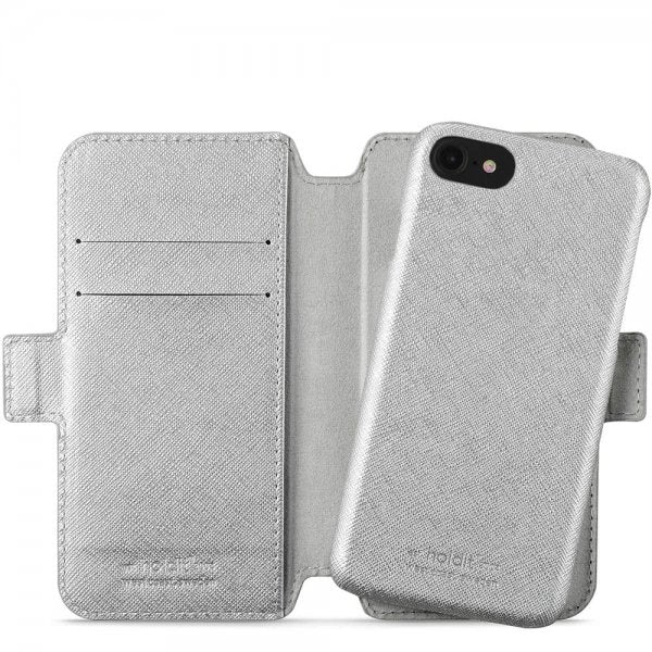 holdit iPhone 6/6S/7/8/SE Cover Stockholm Aftageligt Cover Sølv