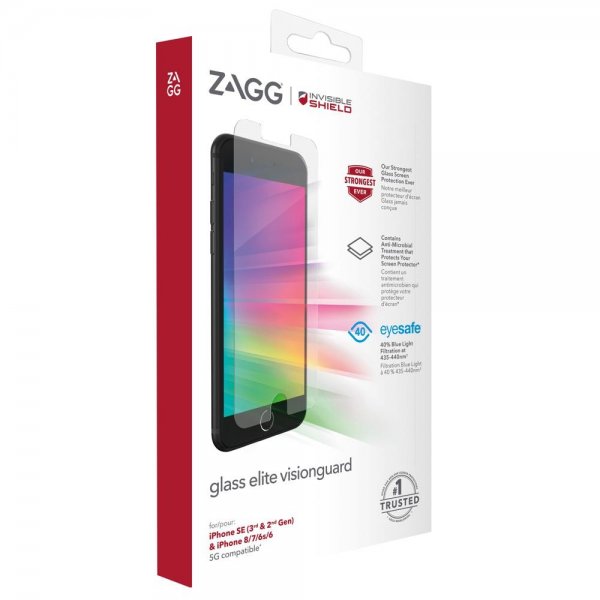 ZAGG InvisibleShield iPhone 6/6S/7/8/SE Skærmbeskyttelse Glass XTR