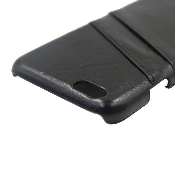 iPhone 6/6S Etui Kortlomme Udvendig Sort