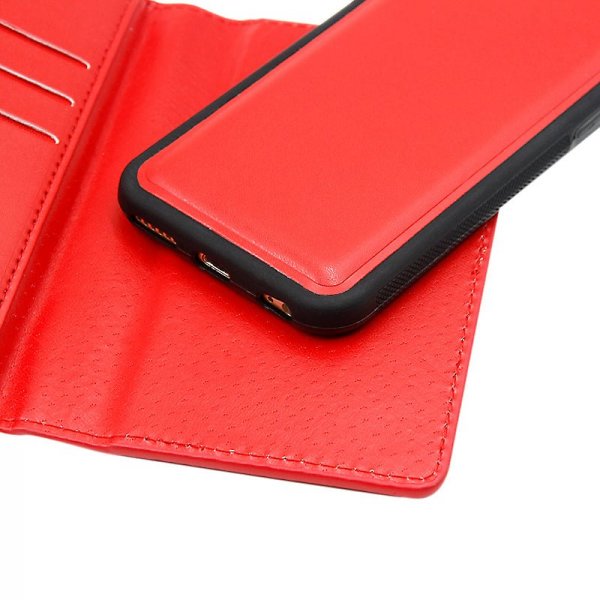 iPhone 6/6S Etui Magnetisk Aftageligt Cover Rød