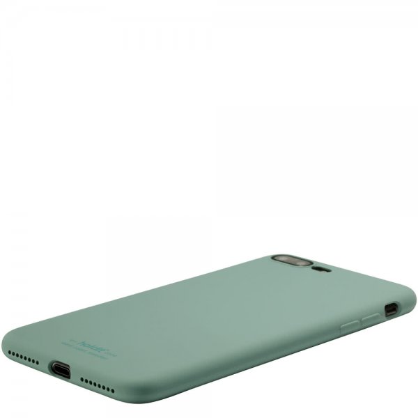 holdit iPhone 7 Plus/iPhone 8 Plus Silikone Cover Mos Grøn