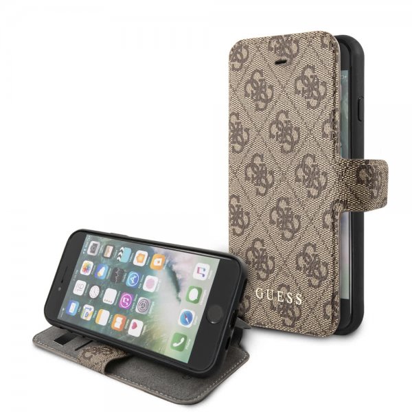 Guess iPhone 7/8/SE Cover Monogram Brun