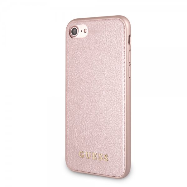 Guess iPhone 7/8/SE Cover Iridescent Cover Rosaguld