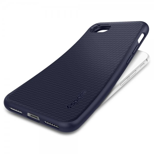 Spigen iPhone 7/8/SE Cover Liquid Air Midnight Blue