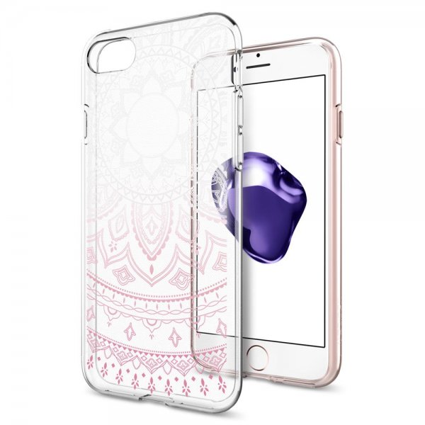 Spigen iPhone 7/8/SE Cover Liquid Crystal Shine Pink