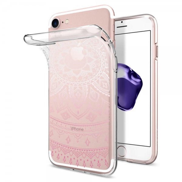 Spigen iPhone 7/8/SE Cover Liquid Crystal Shine Pink