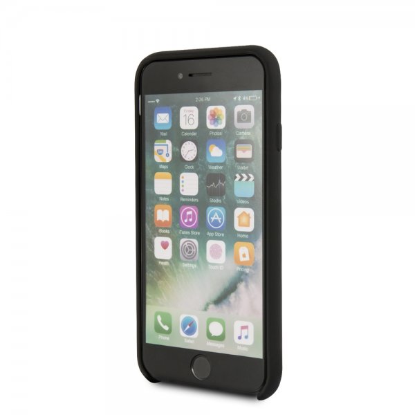 BMW iPhone 7/8/SE Cover med Logo Sort