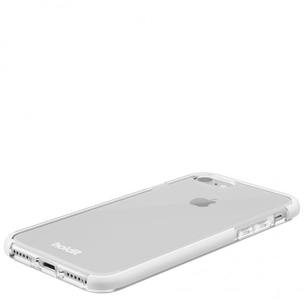 holdit iPhone 7/8/SE Cover Seethru Hvid