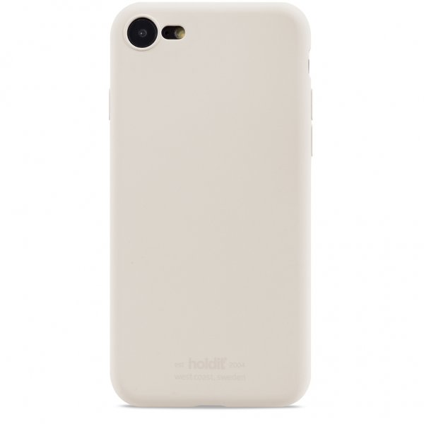 holdit iPhone 7/8/SE Cover Silikone Light Beige