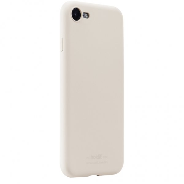 holdit iPhone 7/8/SE Cover Silikone Light Beige