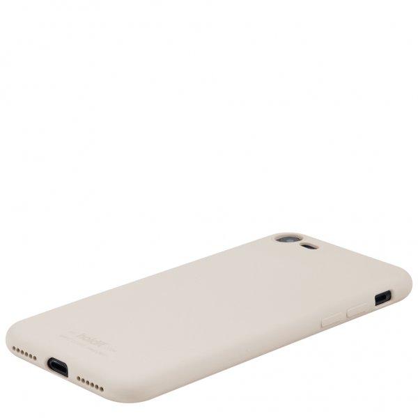 holdit iPhone 7/8/SE Cover Silikone Light Beige