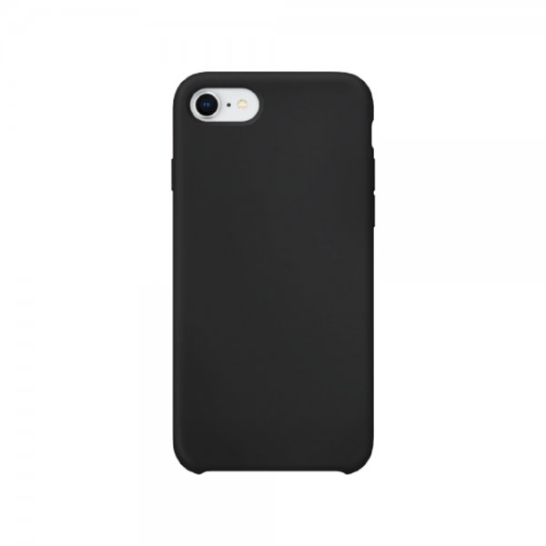 Xqisit iPhone 7/8/SE Cover Silikone Etui Sort
