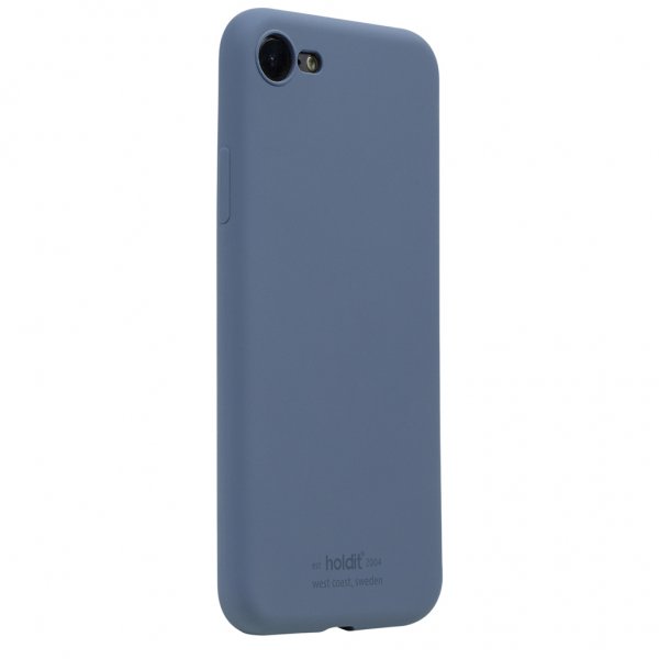 holdit iPhone 7/8/SE Cover Silikone Pacific Blue
