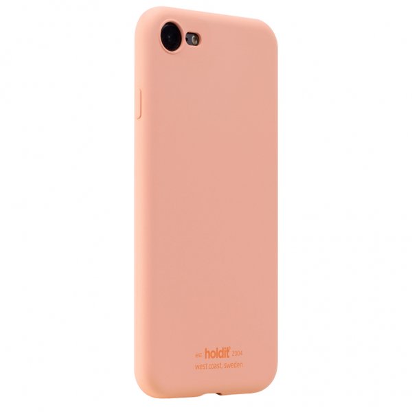 holdit iPhone 7/8/SE Cover Silikone Pink Peach