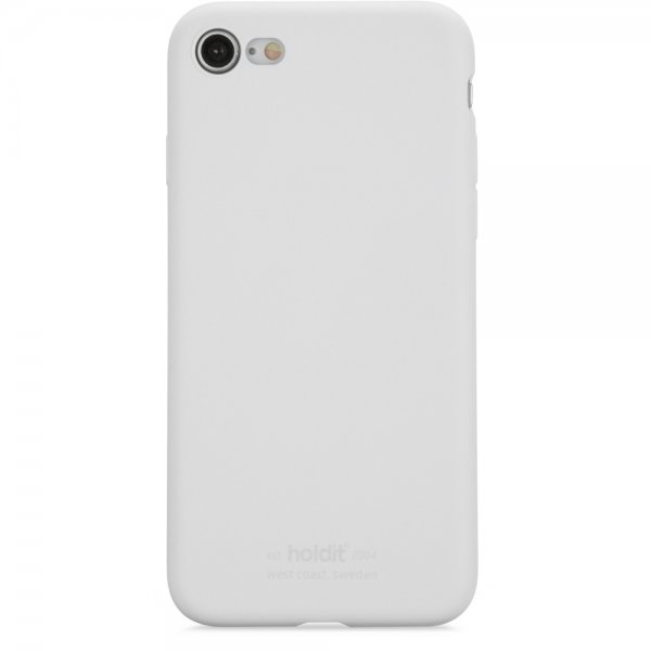 holdit iPhone 7/8/SE Cover Silikone Hvid