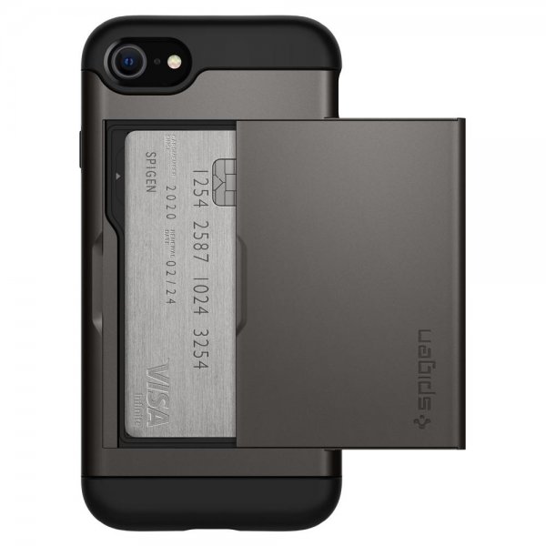 Spigen iPhone 7/8/SE Cover Slim Armor CS Gunmetal