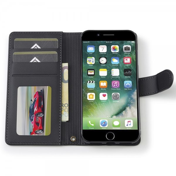 Nordic Covers iPhone 7/8/SE Cover med aftageligt MagSafe-cover Raven Black