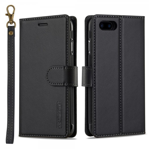 Lc.Imeeke iPhone 7/8/SE Cover med Aftageligt Cover L2 Series MagSafe Sort