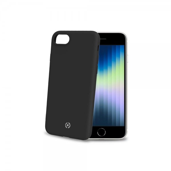 Celly iPhone 7/8/SE Cover CROMO Sort