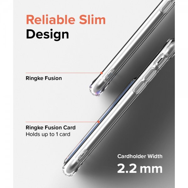 Ringke iPhone 7/8/SE Cover Fusion Card Clear